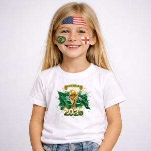 Tricou Saudi Arabia World Cup 2026 Fifa V2, din bumbac 100%, tricou alb, Copii | Dama | Barbat - Img 2