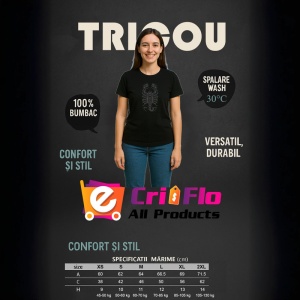 Tricou Scorpion Alb Negru Geometrie, Copii | Dama | Barbat, culoare negru - Img 11