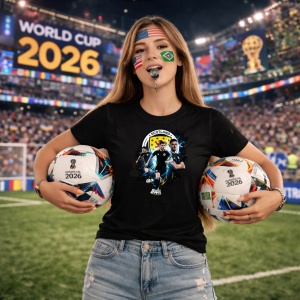 Tricou Scott Mctominay Scotland World Cup Fifa 2026 V7, din bumbac 100%, tricou negru, Copii | Dama | Barbat - Img 9