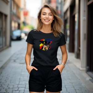 Tricou Scrat Eat Happy Tricou Negru - Copii | Dama | Barbat - Img 3