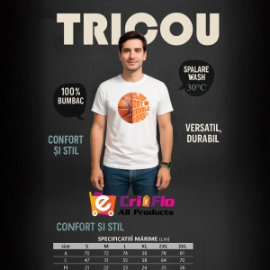 Tricou Seppe Eat Dribble Reapeat Basketball - Copii | Dama | Barbat - Img 9