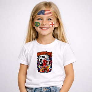 Tricou Sergej Milinkovic Savic Serbia World Cup Fifa 2026, din bumbac 100%, tricou alb, Copii | Dama | Barbat - Img 2