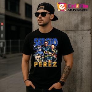 Tricou Sergio Perez Colaj Pilot Red Bull Echipa Formula 1, Copii | Dama | Barbat - Img 9