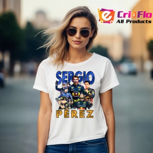 Tricou Sergio Perez Colaj Pilot Red Bull Echipa Formula 1, Copii | Dama | Barbat - Img 9