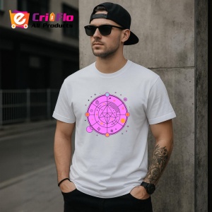 Tricou Simbol Geometric Roz Abstract Esoteric, Copii | Dama | Barbat - Img 5