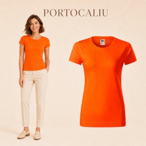 Tricou simplu damă, clasic lejer basic pentru femei | 44 de culori disponibile XS - 2XL - Img 39