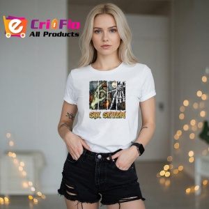 Tricou SIX SEVEN 67 Horror Mana Schelet, din bumbac 100%, tricou alb, Copii | Dama | Barbat - Img 3