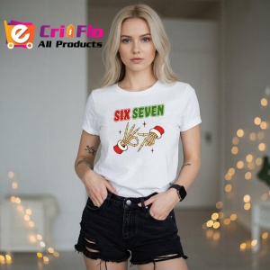 Tricou SIX SEVEN 67 Maini Schelet, din bumbac 100%, tricou alb, Copii | Dama | Barbat - Img 3