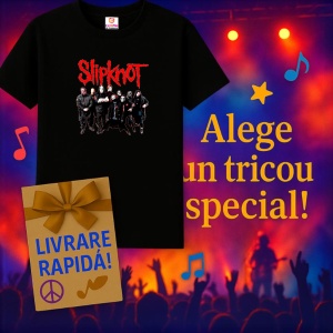 Tricou Slipknot, muzica Rap, Dama | Barbat | Copii, Culoare Negru - Img 11