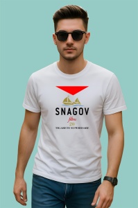 Tricou snagov filtru 20 tigarete superioare design barcuta, Copii | Dama | Barbat - Img 2