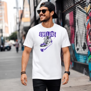Tricou Sneaker Mov Stil Graffiti One Piece Urban, din bumbac 100% Copii | Dama | Barbat - Img 5