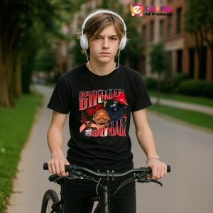 Tricou Snoop Dogg - Bold Red Style, muzica Rap, Dama | Barbat | Copii, Culoare Negru - Img 10