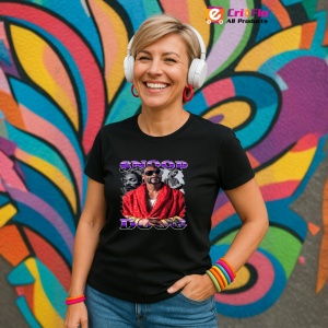 Tricou Snoop Dogg - Red Jacket, muzica Hip-Hop (Gangsta Rap), Dama | Barbat | Copii, Culoare Negru - Img 13