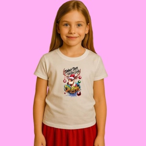 Tricou Snow Days Reindeer Christmas, din bumbac 100%, tricou alb, Copii | Dama | Barbat