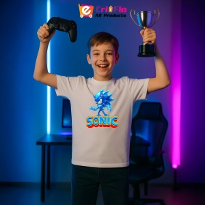 Tricou Sonic - Forma de Gheata Copii | Dama | Barbat