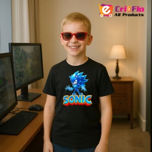 Tricou Sonic - Forma de Gheata Copii | Dama | Barbat - Img 5