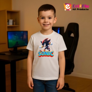 Tricou Sonic Shadow - Forta in Miscar Copii | Dama | Barbat - Img 5