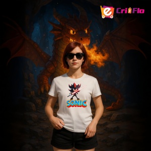 Tricou Sonic Shadow - Razboinicul Sabiei Rosii Copii | Dama | Barbat - Img 12
