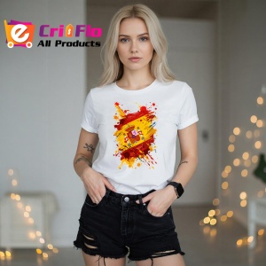 Tricou Spain Steag Splash Art, Copii | Dama | Barbat - Img 10