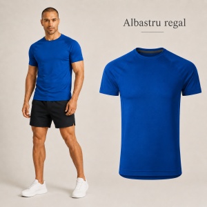 Tricou Sport Bărbați Malfini Destiny 175, 95% Micro Poliester, 5% Elastan, 160 g/m², Extra Dry, Slim Fit, Guler Rotund, Mărimi S 2XL - Img 14