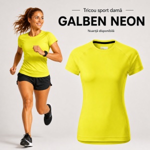 Tricou sport damă Malfini Destiny 176, extra dry, slim fit, 95% micro poliester, XS–2XL, 10 culori - Img 17