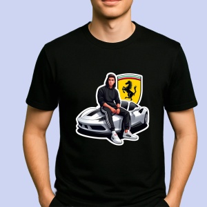 Tricou Still Cool Ferrari Car | Unisex Dama si Barbat