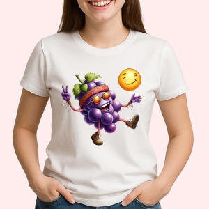 Tricou Strugure amuzant de vara caldura, Fructe, Copii | Dama - Img 2