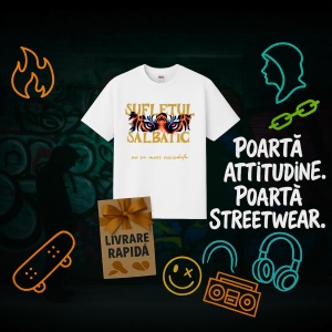 Tricou SUFLETUL SALBATIC - Copii | Dama | Barbat - Img 4