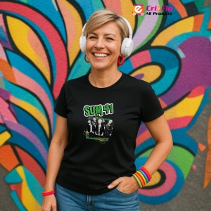 Tricou Sum 41, muzica Hip-Hop / Trap, Dama | Barbat | Copii, Culoare Negru - Img 13