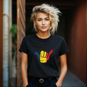 Tricou Sunt Roman Totul OK Negru, Copii | Dama | Barbat - Img 14