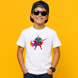 Tricou Superman Man Of Steel Urban Paint Splash Hero Design, din bumbac 100% Copii | Dama | Barbat - Img 2