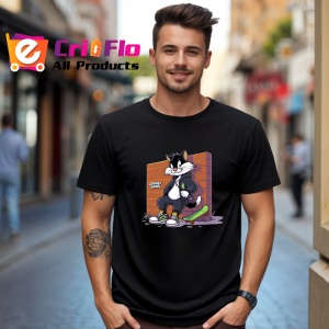 Tricou Sylvester DJ style cu spray și splash roșu Copii | Dama | Barbat Barbat - Img 28