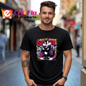 Tricou Sylvester super swag street style rosu-negru Copii | Dama | Barbat Barbat - Img 18