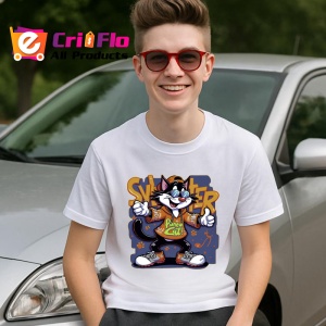 Tricou Sylvester swag cu bluza portocalie Power Cat Copii | Dama | Barbat Barbat - Img 9