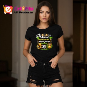 Tricou Talentul Castiga Meciuri Munca Trofee Fotbal, din bumbac 100%, tricou negru Copii | Dama | Barbat - Img 7