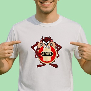 Tricou Tazz Cu Logo Ariel | Unisex Dama si Barbat