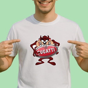 Tricou Tazz Cu Logo Bugatti | Unisex Dama si Barbat