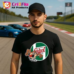 Tricou Tazz Vartej Cu Logo Castrol 2 | Unisex Dama si Barbat - Img 2