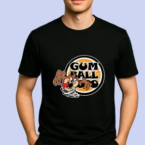Tricou Tazz Vartej Cu Logo Gum Ball 3000 | Unisex Dama si Barbat