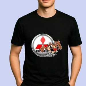 Tricou Tazz Vartej Cu Logo Mitsubishi | Unisex Dama si Barbat