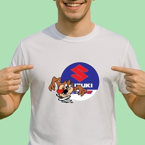 Tricou Tazz Vartej Cu Logo Suzuki | Unisex Dama si Barbat