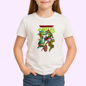 Tricou Testoasele Ninja echipa de broaste ninja care salveaza orasul, Copii | Dama | Barbat - Img 3