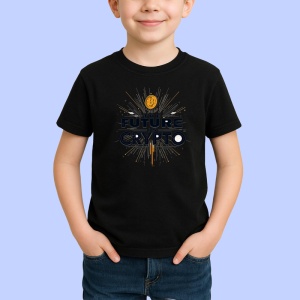 Tricou The future is crypto, viitorul este crypto, Copii | Dama | Barbat , tricou negru - Img 2