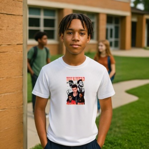 Tricou The Weeknd - Starboy v1, muzica Hip-Hop / Trap, Dama | Barbat | Copii - Img 4