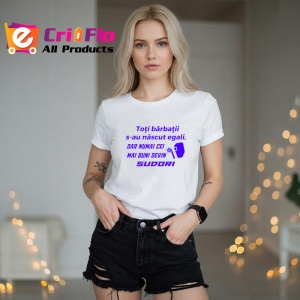 Tricou toti barbatii s au nascut egali dar numai cei mai buni devin sudori mesaj glumet, Copii | Dama | Barbat - Img 6