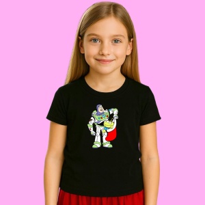Tricou Toy Story Buzz Lightyear Cu Extraterestru Si Soseta, din bumbac 100% Copii | Dama | Barbat - Img 3