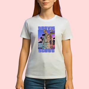 Tricou Travis Scott - GTA Cover, muzica Hip-Hop / Rap, Dama | Barbat | Copii