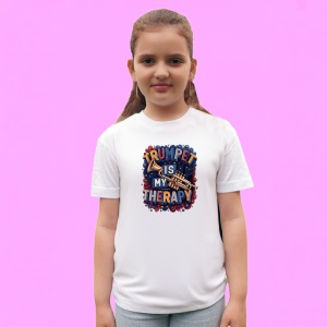 Tricou Trumpet Is My Therapy, Copii | Dama | Barbat - Img 3