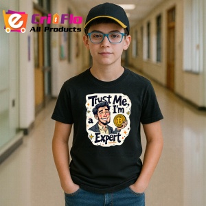 Tricou Trust me im an expert crypto, ai incredere sunt expert in crypto, Copii | Dama | Barbat , tricou negru - Img 6
