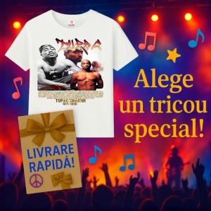 Tricou Tupac 1971-1996 collage, muzica POP, Dama | Barbat | Copii - Img 6